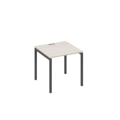 А4 А2 021 ДШ (Дуб шамони/Антрацит) Стол письменный на металлокаркасе DUE