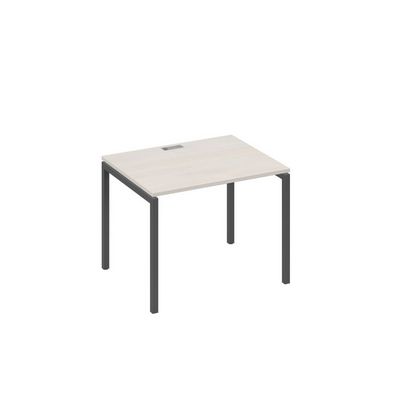 А4 А2 022 ДШ (Дуб шамони/Антрацит) Стол письменный на металлокаркасе DUE