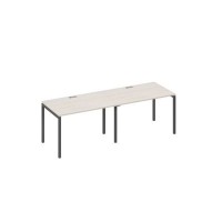 А4 А2 023-2 ДШ (Дуб шамони/Антрацит) Рабочая станция 2х120 опоры DUE