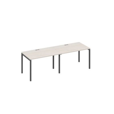 А4 А2 023-2 ДШ (Дуб шамони/Антрацит) Рабочая станция 2х120 опоры DUE