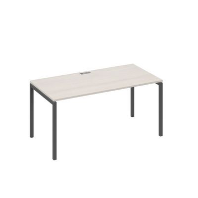 А4 А2 025 ДШ (Дуб шамони/Антрацит) Стол письменный на металлокаркасе DUE