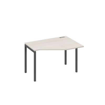 А4 А2 052 ДШ (Дуб шамони/Антрацит) Стол эргономичный правый "Техно" на металлокаркасе DUE
