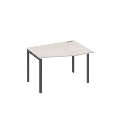 А4 А2 062 ДШ (Дуб шамони/Антрацит) Стол эргономичный правый "Техно" на металлокаркасе DUE