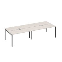 А4 А2 172-2 ДШ (Дуб шамони/Антрацит) Станция 4х160 рабочая с металлокаркасом DUE