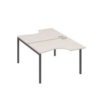 А4 А2 183 ДШ (Дуб шамони/Антрацит) Рабочая станция опоры DUE столы 2х120 Классика