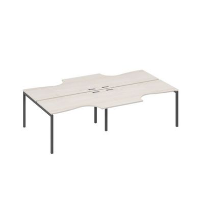 А4 А2 184-2 ДШ (Дуб шамони/Антрацит) Станция рабочая DUE 4х140 со столами Классика