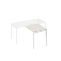 А4 Б2 073 ДШ (Дуб шамони/Белый) Брифинг-приставка с каркасом DUE