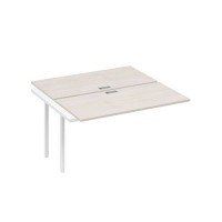 А4 Б2 174-1 ДШ (Дуб шамони/Белый) Секция станции на металлокаркасе DUE 2х140