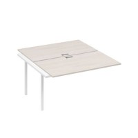 А4 Б2 177-1 ДШ (Дуб шамони/Белый) Секция станции на металлокаркасе DUE 2х140