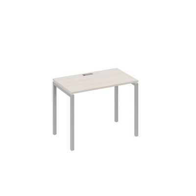 А4 С2 002 ДШ (Дуб шамони/Серый) Стол письменный на металлокаркасе DUE