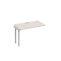 А4 С2 013-1 ДШ (Дуб шамони/Серый) Секция стола 120 рабочей станции на каркасе DUE