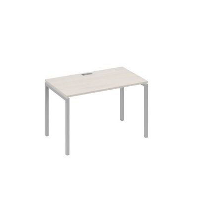 А4 С2 013 ДШ (Дуб шамони/Серый) Стол письменный на металлокаркасе DUE