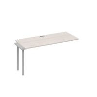 А4 С2 015-1 ДШ (Дуб шамони/Серый) Секция стола 160 рабочей станции на каркасе DUE