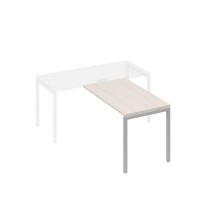 А4 С2 074 ДШ (Дуб шамони/Серый) Брифинг-приставка с каркасом DUE