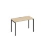 А4 А2 003 ДК (Дуб скандинавский/Антрацит) Стол письменный на металлокаркасе DUE