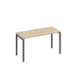 А4 А2 004 ДК (Дуб скандинавский/Антрацит) Стол письменный на металлокаркасе DUE