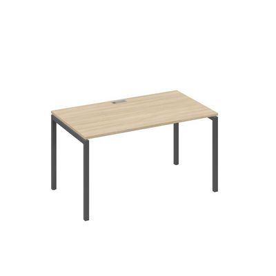 А4 А2 024 ДК (Дуб скандинавский/Антрацит) Стол письменный на металлокаркасе DUE