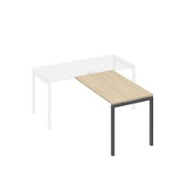 А4 А2 074 ДК (Дуб скандинавский/Антрацит) Брифинг-приставка с каркасом DUE