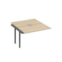 А4 А2 173-1 ДК (Дуб скандинавский/Антрацит) Секция станции на металлокаркасе DUE 2х120