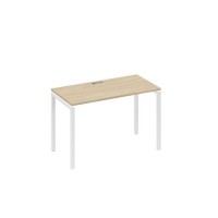 А4 Б2 003 ДК (Дуб скандинавский/Белый) Стол письменный на металлокаркасе DUE
