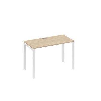 А4 Б2 003 ДК (Дуб скандинавский/Белый) Стол письменный на металлокаркасе DUE