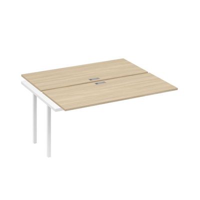 А4 Б2 175-1 ДК (Дуб скандинавский/Белый) Секция станции на металлокаркасе DUE 2х160