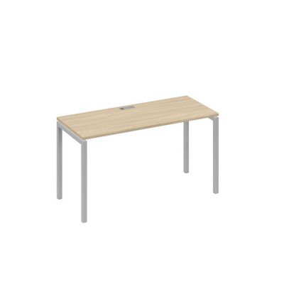 А4 С2 004 ДК (Дуб скандинавский/Серый) Стол письменный на металлокаркасе DUE