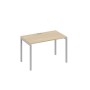 А4 С2 013 ДК (Дуб скандинавский/Серый) Стол письменный на металлокаркасе DUE