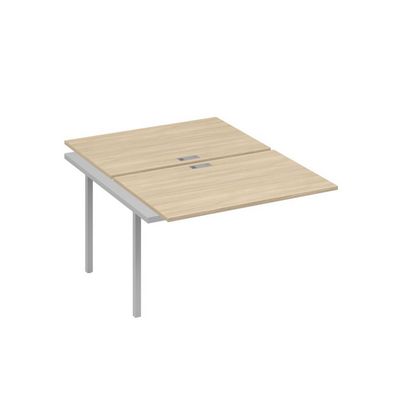 А4 С2 176-1 ДК (Дуб скандинавский/Серый) Секция станции на металлокаркасе DUE 2х120