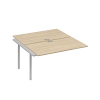 А4 С2 177-1 ДК (Дуб скандинавский/Серый) Секция станции на металлокаркасе DUE 2х140