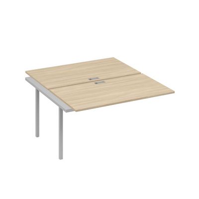 А4 С2 177-1 ДК (Дуб скандинавский/Серый) Секция станции на металлокаркасе DUE 2х140