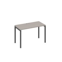 А4 А2 003 МП (Мокко премиум/Антрацит) Стол письменный на металлокаркасе DUE