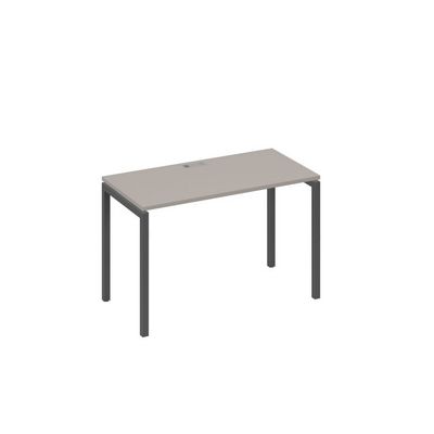 А4 А2 003 МП (Мокко премиум/Антрацит) Стол письменный на металлокаркасе DUE