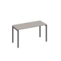 А4 А2 004 МП (Мокко премиум/Антрацит) Стол письменный на металлокаркасе DUE
