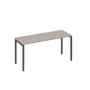 А4 А2 005 МП (Мокко премиум/Антрацит) Стол письменный на металлокаркасе DUE