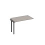 А4 А2 013-1 МП (Мокко премиум/Антрацит) Секция стола 120 рабочей станции на каркасе DUE