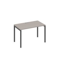 А4 А2 013 МП (Мокко премиум/Антрацит) Стол письменный на металлокаркасе DUE