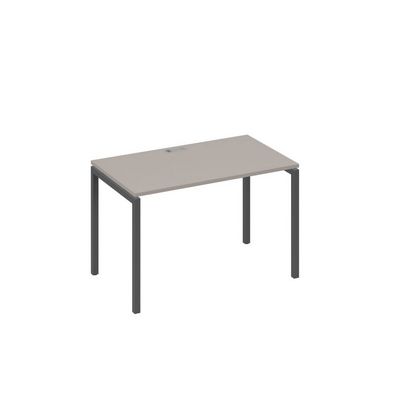 А4 А2 013 МП (Мокко премиум/Антрацит) Стол письменный на металлокаркасе DUE