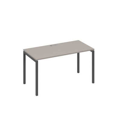 А4 А2 014 МП (Мокко премиум/Антрацит) Стол письменный на металлокаркасе DUE