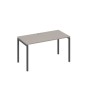 А4 А2 014 МП (Мокко премиум/Антрацит) Стол письменный на металлокаркасе DUE