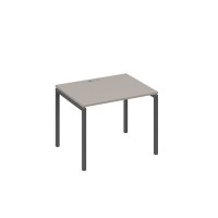 А4 А2 022 МП (Мокко премиум/Антрацит) Стол письменный на металлокаркасе DUE