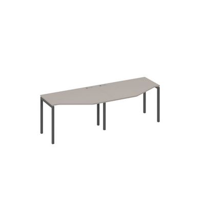 А4 А2 051-2 МП (Мокко премиум/Антрацит) Рабочая станция опоры DUE столы Техно 2х120