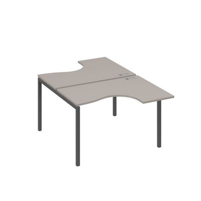 А4 А2 180 МП (Мокко премиум/Антрацит) Рабочая станция опоры DUE столы 2х120 Классика