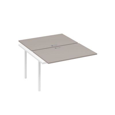 А4 Б2 176-1 МП (Мокко премиум/Белый) Секция станции на металлокаркасе DUE 2х120