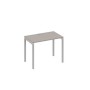 А4 С2 002 МП (Мокко премиум/Серый) Стол письменный на металлокаркасе DUE
