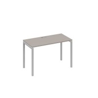 А4 С2 003 МП (Мокко премиум/Серый) Стол письменный на металлокаркасе DUE