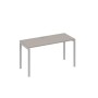 А4 С2 004 МП (Мокко премиум/Серый) Стол письменный на металлокаркасе DUE