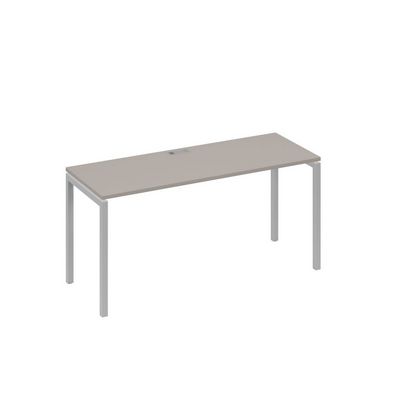 А4 С2 005 МП (Мокко премиум/Серый) Стол письменный на металлокаркасе DUE