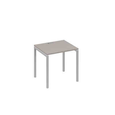 А4 С2 011 МП (Мокко премиум/Серый) Стол письменный на металлокаркасе DUE