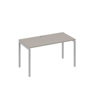А4 С2 014 МП (Мокко премиум/Серый) Стол письменный на металлокаркасе DUE